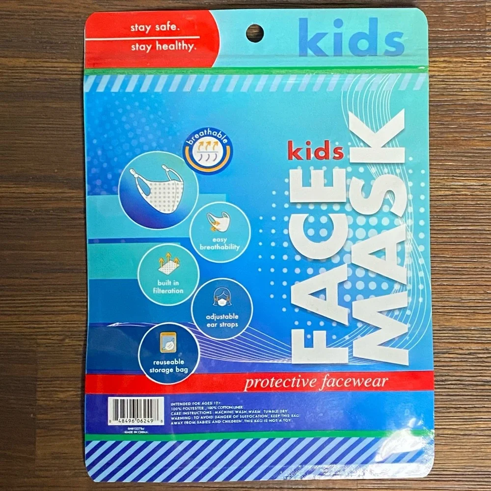 🟢 {3/$15} Space Pattern Reusable Kids Face Mask 💫🪐